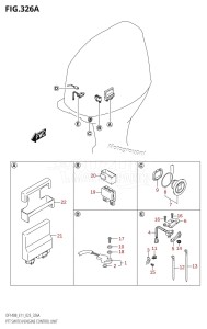 DF115BT From 11506F-240001 (E11 E40)  2022 drawing PTT SWITCH /​ ENGINE CONTROL UNIT (DF140BT,DF140BZ)