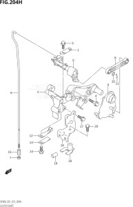 06002F-310001 (2013) 60hp E01 E40-Gen. Export 1 - Costa Rica (DF60A  DF60AQH  DF60ATH) DF60A drawing CLUTCH SHAFT (DF60A:E40)