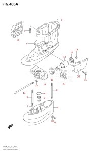 DF90A From 09003F-310001 (E03)  2013 drawing DRIVE SHAFT HOUSING