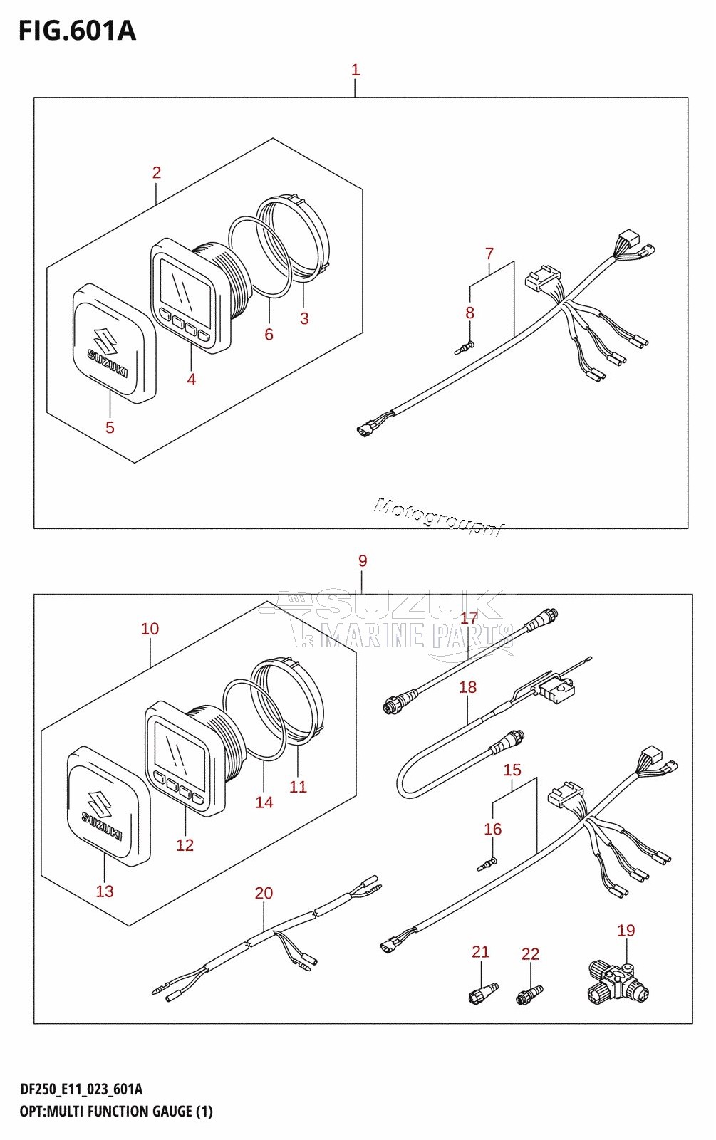 OPT:MULTI FUNCTION GAUGE (1) (020,021)