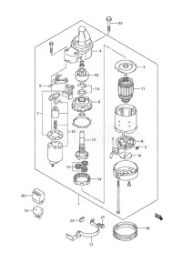 DF 50 drawing Starting Motor