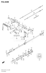 00994F-210001 (2012) 9.9hp P01-Gen. Export 1 (DF9.9A  DF9.9AR) DF9.9A drawing TILLER HANDLE (DF9.9A:P01)