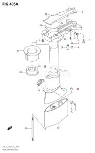 DF4 From 00402F-310001 (P01)  2013 drawing DRIVE SHAFT HOUSING