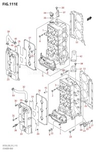 DF225Z From 22503Z-310001 (E03)  2013 drawing CYLINDER HEAD (DF250T:E03)