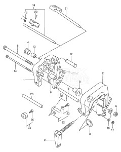 DT4 From 00402-861001 ()  1998 drawing CLAMP BRACKET (DT4 /​ DT5Y)