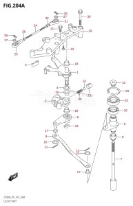 DF250A From 25003P-610001 (E01 E40)  2016 drawing CLUTCH SHAFT