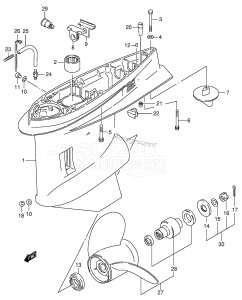 DT225TCL From 22501-151001 ()  2001 drawing GEAR CASE