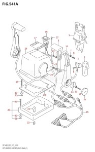 DF100A From 10003F-510001 (E01)  2015 drawing OPT:REMOTE CONTROL ASSY DUAL (1)