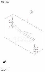 DF20A From 02002F-140001 (E03 P03)  2021 drawing DRAG LINK (DF9.9BT,DF20AT)