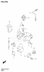 DF60A From 06002F-510001 (E01 E40)  2015 drawing SENSOR (DF60ATH:E01)