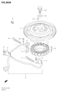 DF70 From 07001F-680001 (E03)  2006 drawing MAGNETO (W,X,Y)
