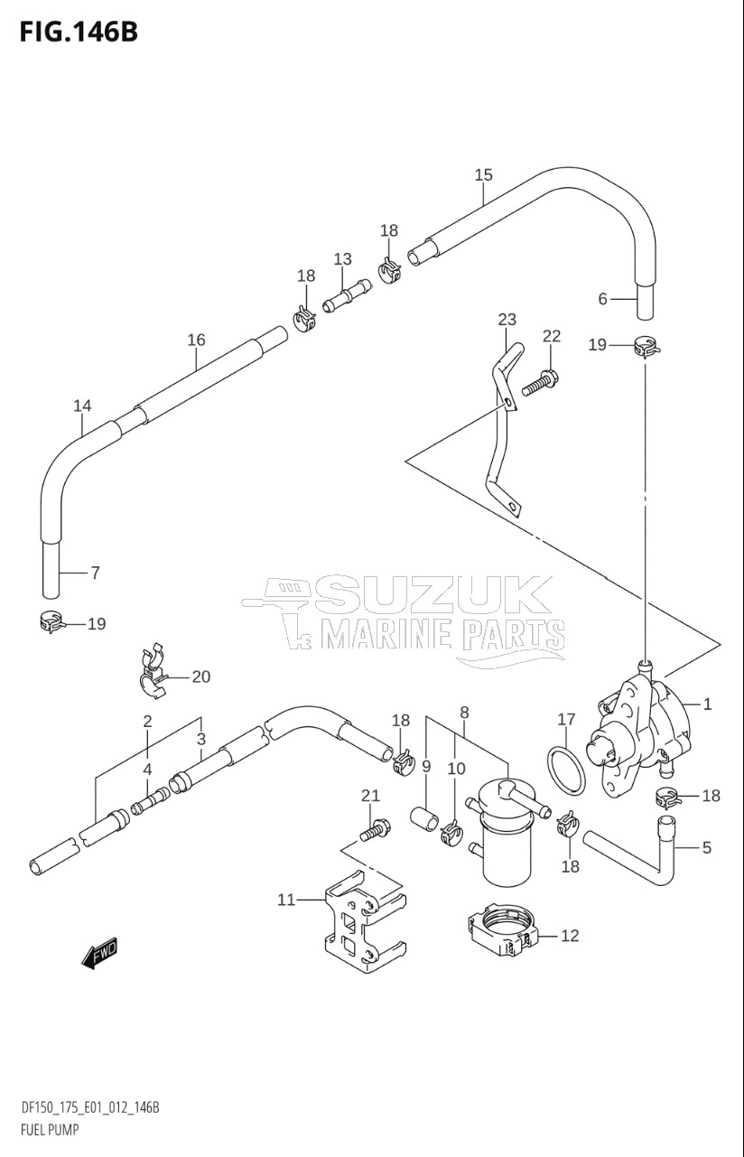 FUEL PUMP (DF150T:E40)