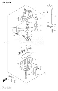 08002F-910001 (2019) 80hp E01 E40-Gen. Export 1 - Costa Rica (DF80A) DF80A drawing FUEL VAPOR SEPARATOR (E01)