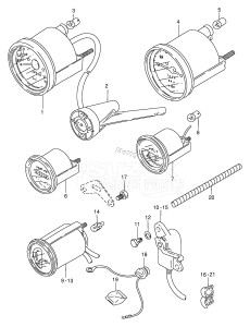 DT115 From 11502-709019 ()  1987 drawing OPT : METER (1)