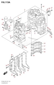 DF350A From 35001F-710001 (E03)  2017 drawing CYLINDER BLOCK