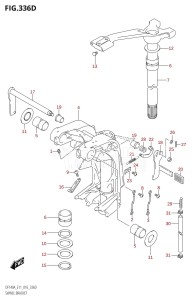 DF115A From 11503F-610001 (E01 E03 E11 E40)  2016 drawing SWIVEL BRACKET (DF115AZ:E11)