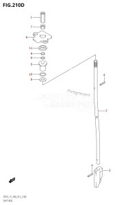 DT9.9 From 00993K-310001 (P36 P40)  2013 drawing SHIFT ROD (DT15:P40)