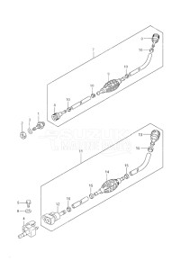 Outboard DF 70 drawing Fuel Hose