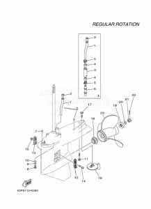 F150AETL drawing PROPELLER-HOUSING-AND-TRANSMISSION-2