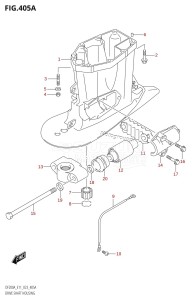 DF200AZ From 20003Z-340001 (E11 E40)  2023 drawing DRIVE SHAFT HOUSING