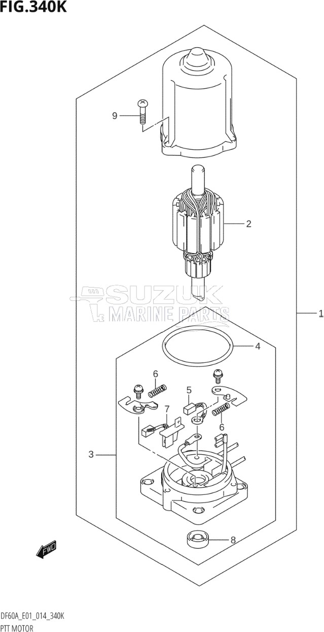 PTT MOTOR (DF50AVT:E01)