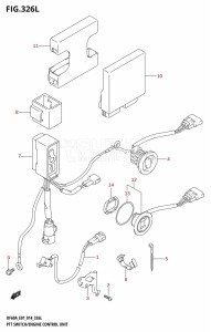 DF40A From 04003F-410001 (E01)  2014 drawing PTT SWITCH /​ ENGINE CONTROL UNIT (DF60ATH:E01)