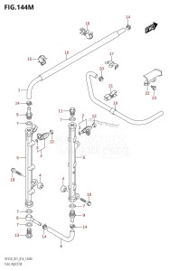 DF250 From 25003F-610001 (E01 E40)  2016 drawing FUEL INJECTOR (DF250Z:E40)