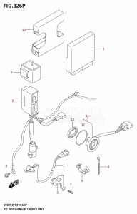 DF50A From 05004F-510001 (E01)  2015 drawing PTT SWITCH /​ ENGINE CONTROL UNIT (DF50AVTH:E01)