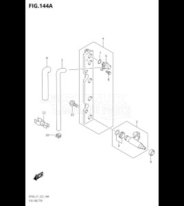 10004F-140001 (2021) 100hp E01 E40-Gen. Export 1 - Costa Rica (DF100BT  DF100BT   DF100BT) DF100B drawing FUEL INJECTOR (E01,E03,E11)