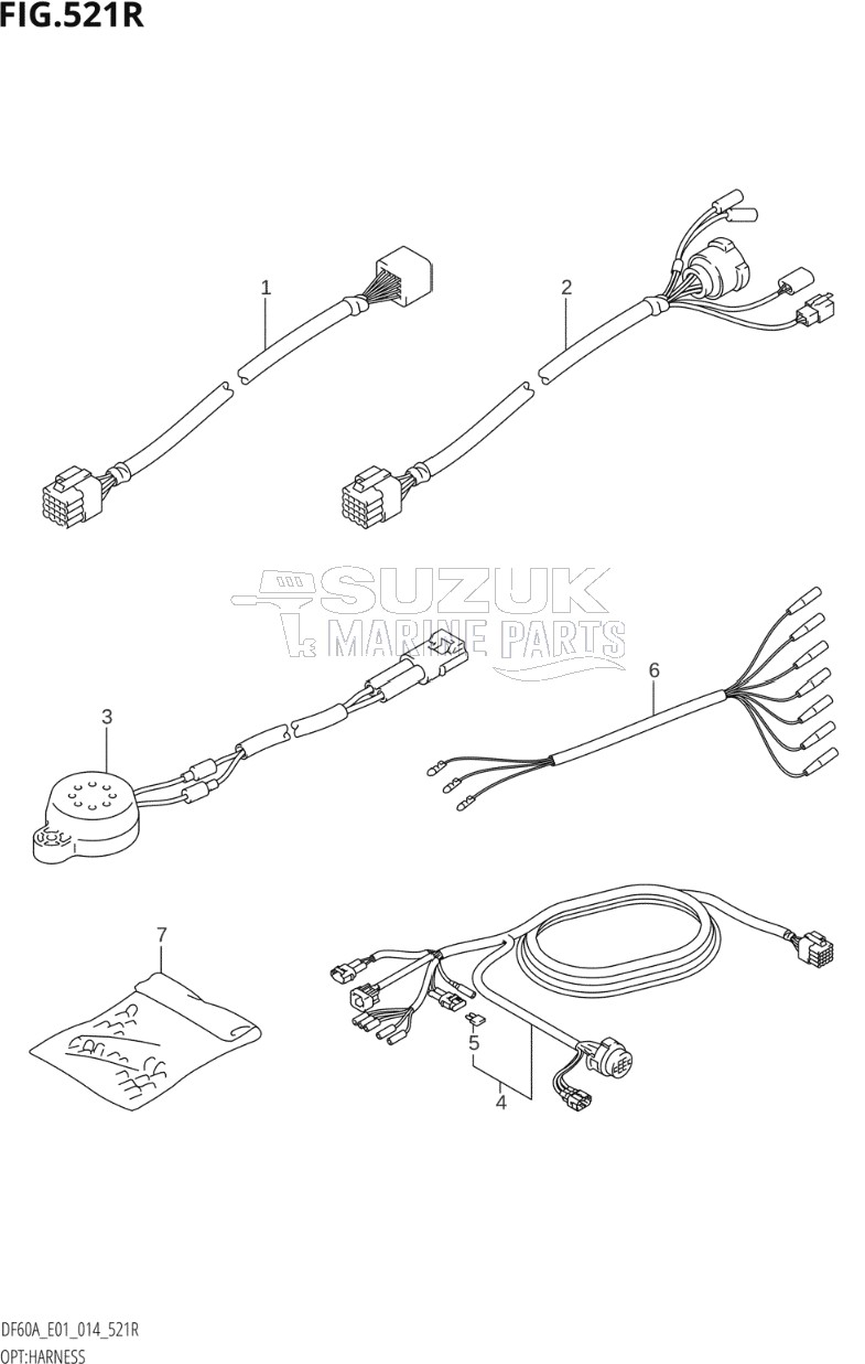 OPT:HARNESS (DF60AVT:E01)