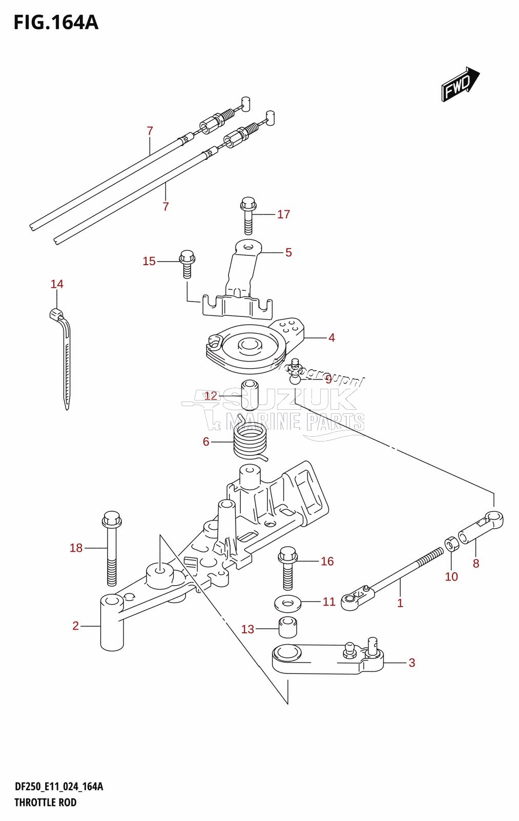 THROTTLE ROD