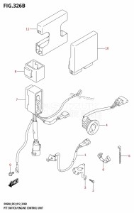 DF60A From 06002F-210001 (E03)  2012 drawing PTT SWITCH /​ ENGINE CONTROL UNIT (DF50A:E03)