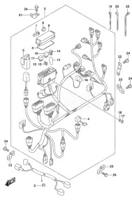 Outboard DF 60A drawing Harness