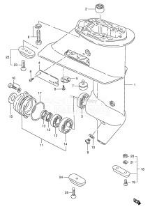 DT6 From 00601-030001 ()  2000 drawing GEAR CASE