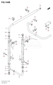 DF250ST From 25004F-210001 (E03)  2012 drawing FUEL INJECTOR (DF200Z:E03)