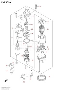 DF9.9A From 00994F-010001 (P01)  2010 drawing STARTING MOTOR