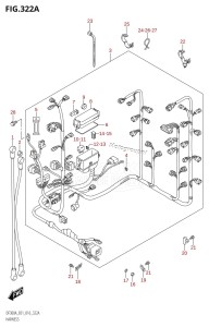 DF250A From 25003P-610001 (E01 E40)  2016 drawing HARNESS