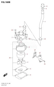 DF175AZ From 17503Z-910001 (E03)  2019 drawing WATER PUMP (DF200AZ,DF175AZ,DF150AZ)