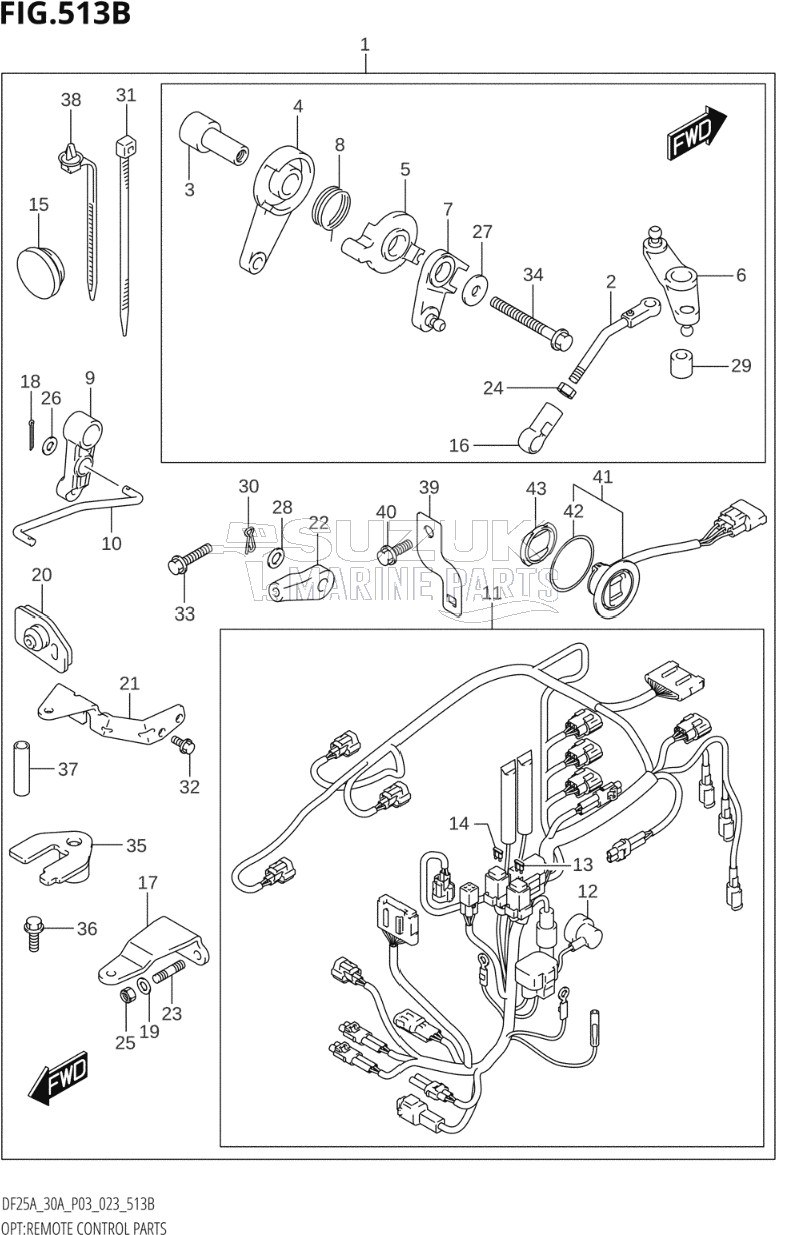 OPT:REMOTE CONTROL PARTS (DF25ATH,DF30ATH)