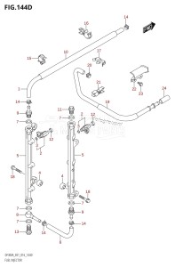 DF250A From 25003P-610001 (E01 E40)  2016 drawing FUEL INJECTOR (DF250A:E40)