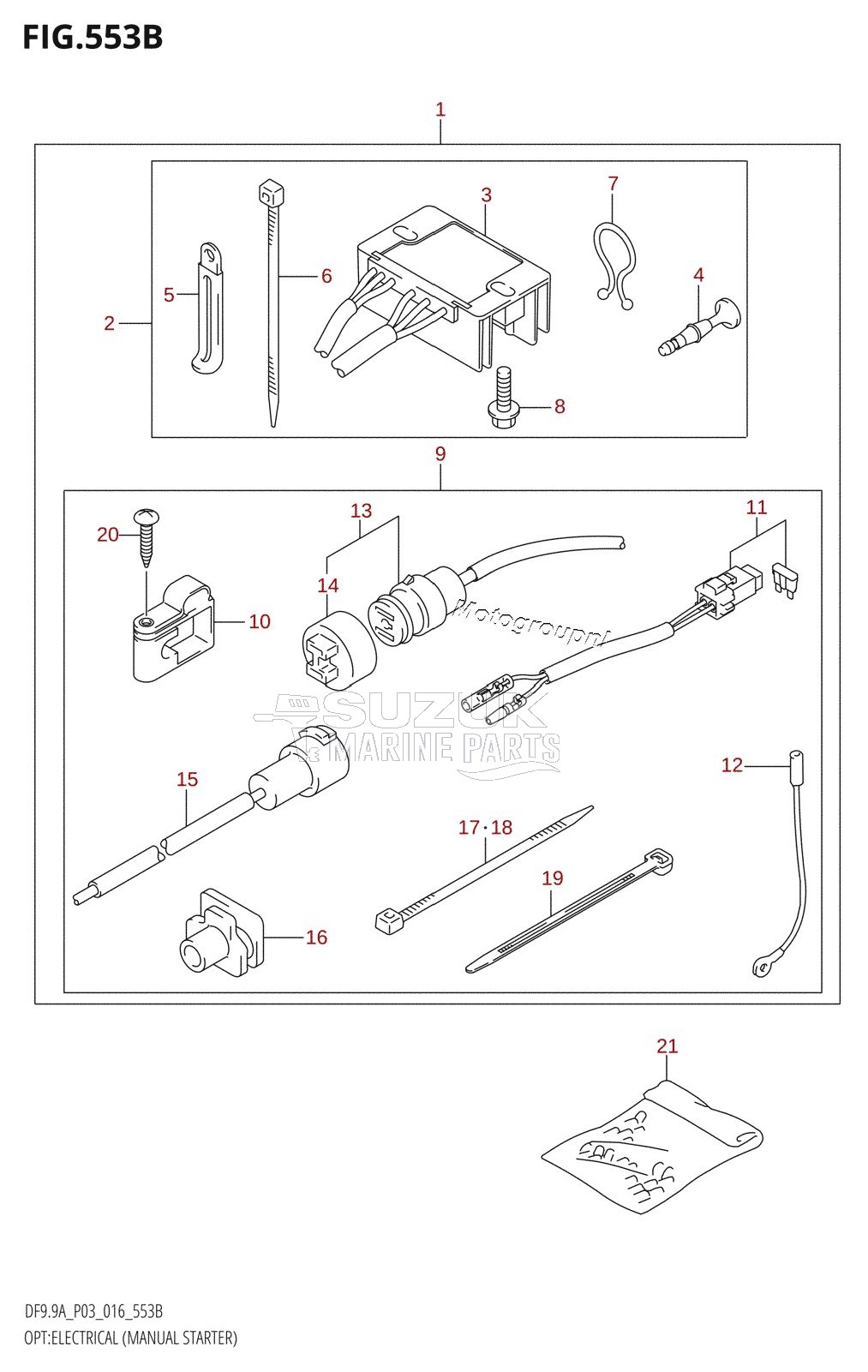 OPT:ELECTRICAL (MANUAL STARTER) (DF9.9A:P03:M-STARTER)