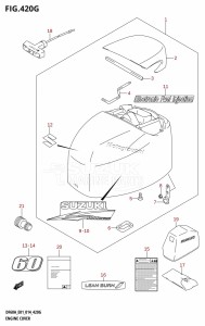 DF40A From 04004F-410001 (E34-Italy)  2014 drawing ENGINE COVER (DF60A:E01)