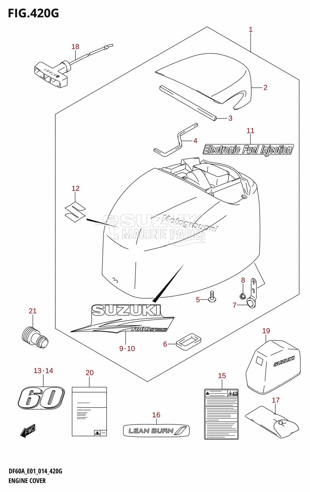 ENGINE COVER (DF60A:E01)