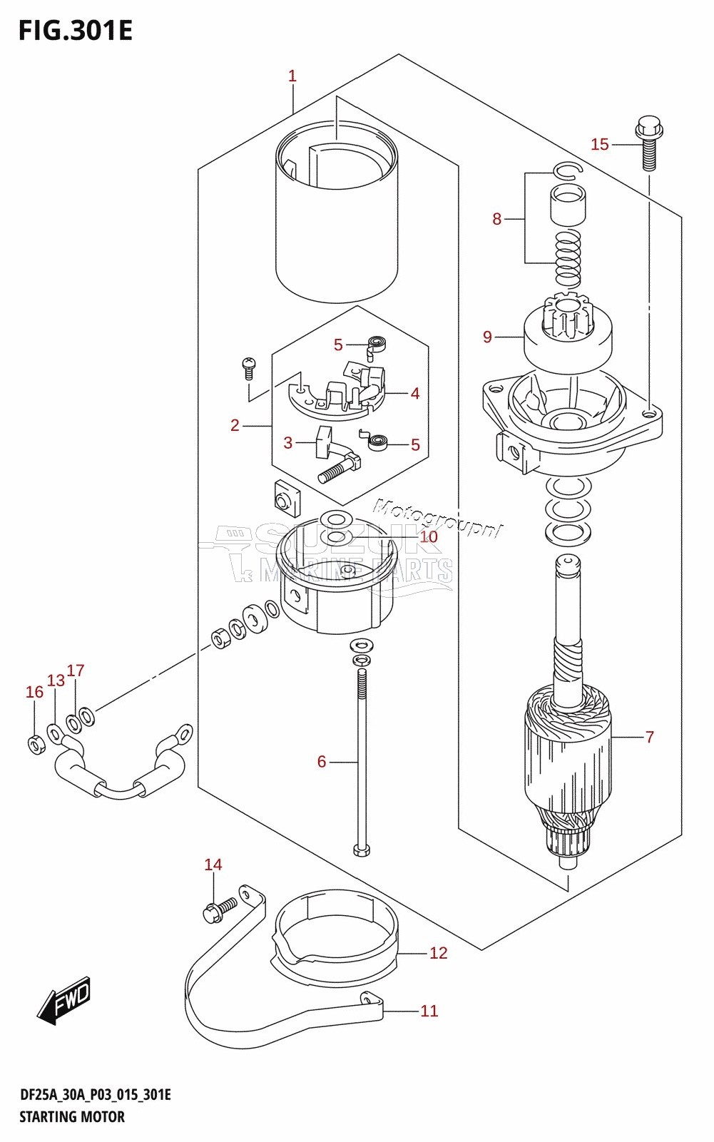 STARTING MOTOR (DF25AQ:P03)