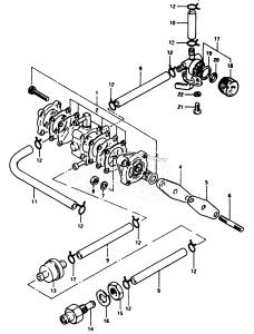 DT7.5 From c-10001 ()  1982 drawing FUEL PUMP