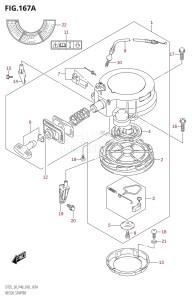 DT30 From 03005-910001 ()  2019 drawing RECOIL STARTER (M-STARTER)