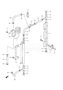 Outboard DF 70A drawing Fuel Injector