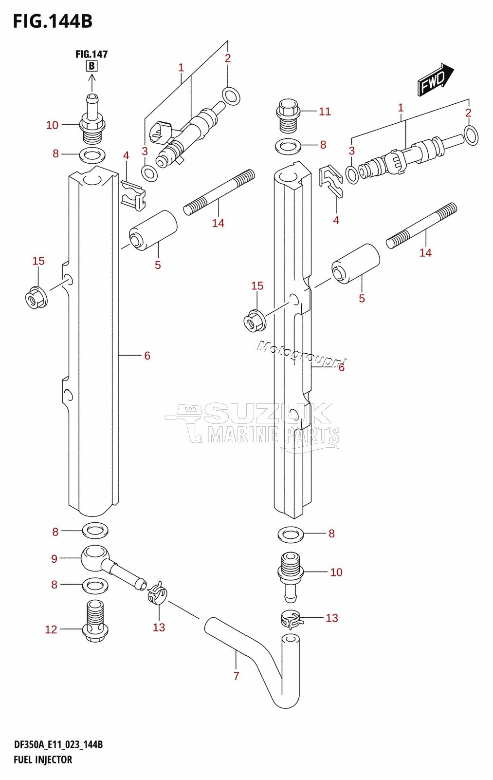 FUEL INJECTOR (E40)