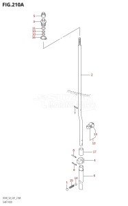 DF50 From 05001F-421001 (E01 E40)  2004 drawing SHIFT ROD