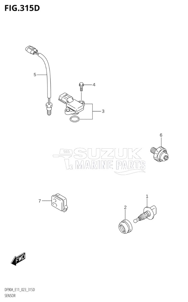 SENSOR (DF90AWQH:(022,023))